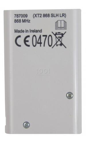 Télécommande Faac XT2 868SLH - Fréquence 868 MHz - 2 canaux